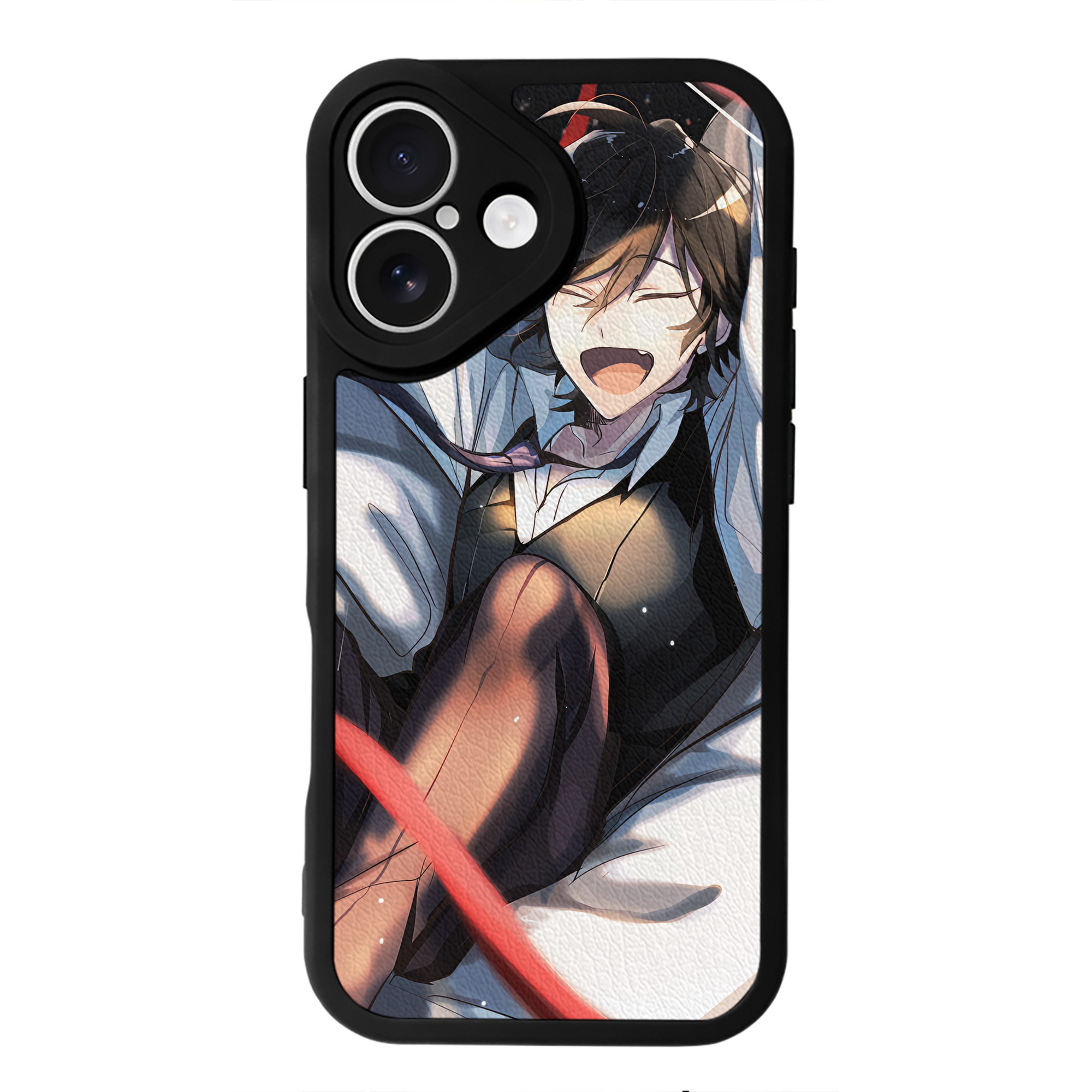 （画像用） 文豪ストレイドッグス Bungo Stray Dogs 【iPhone 16シリーズ対応】シリコンスマホケース（レザー調） 材質：シリコン